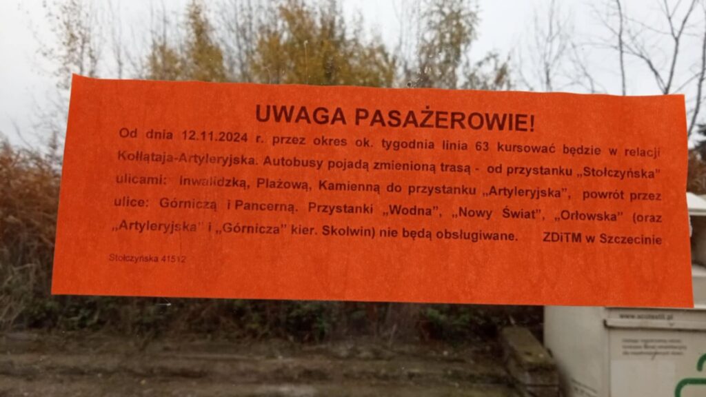 info zditm na przystanku