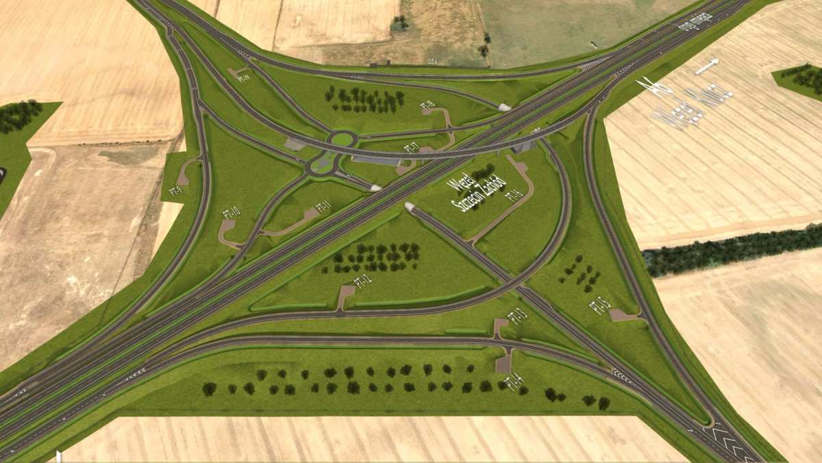 węzeł autostrada szczecin zachód