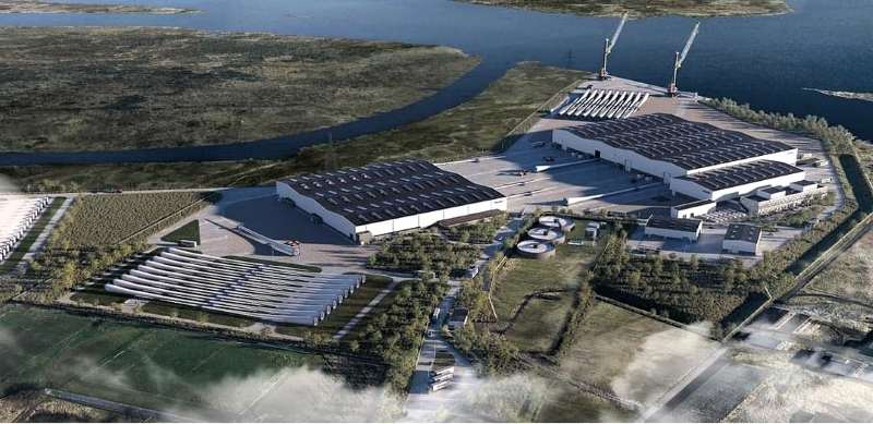 tak miała wyglądać fabryka ostrzy Vestas na Skolwinie