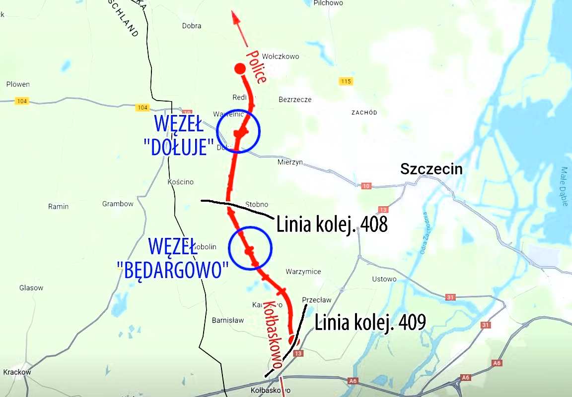 Zachodnia Obwodnica Szczecina I etap