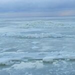 foto Nowe Warpno - Spiętrzenie kry lodowej